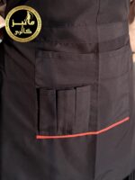 پیشبند استادکار دو رو (قرمز و مشکی) - Image 5