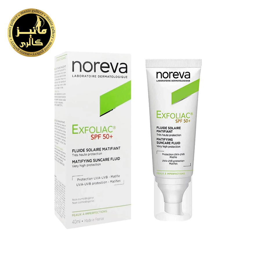 ضد آفتاب فلوئیدی مات کننده اکسفولیاک نوروا Noreva Exfoliac Fluide